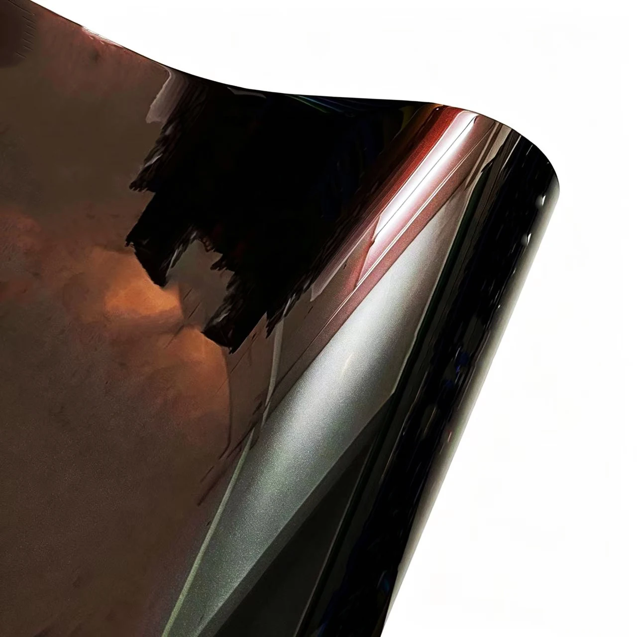 

Premium Glossy PET Diamond Glitter Chameleon Magic Black Red Vinyl Wrap Film Dark Red Car Wrapping Roll Air Release