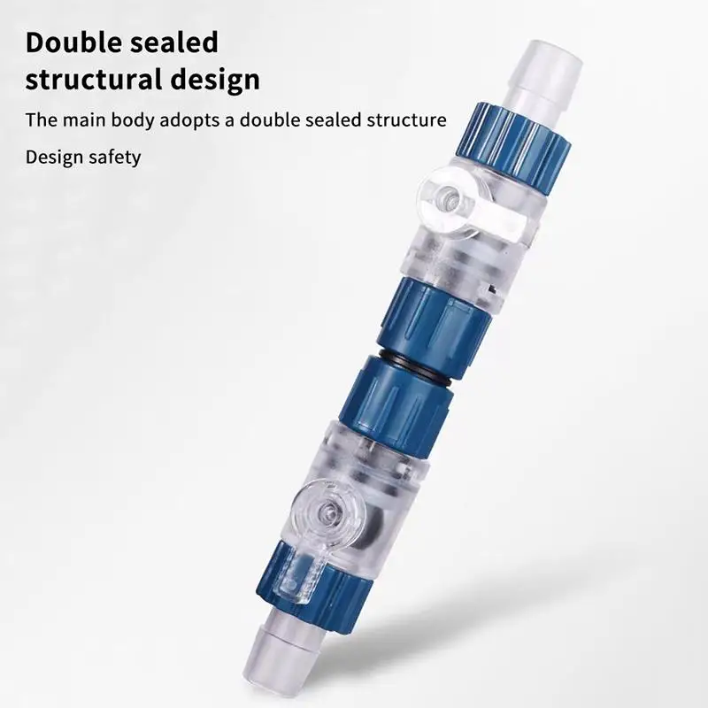 Adjustable Aquarium Filter Water Valve 12/16/20mm Hose Connector Replacement Accessory for Aquatic Pet Fish Tank