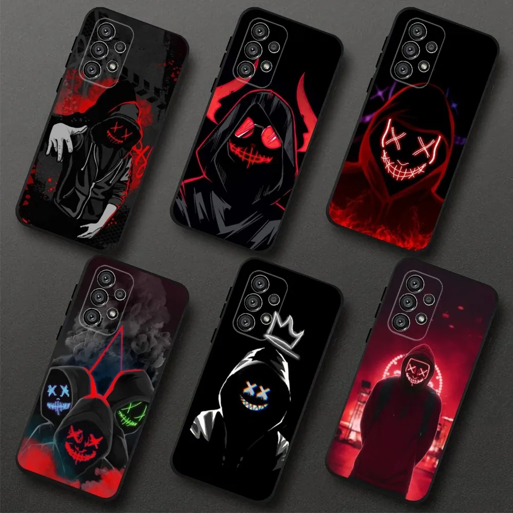 Devil B-Bad Boy Anime  Phone Case For Samsung Galaxy A20,A21s,A22,A31,A32,A52,A53,A72,73,A80,A91 Soft Black Cover