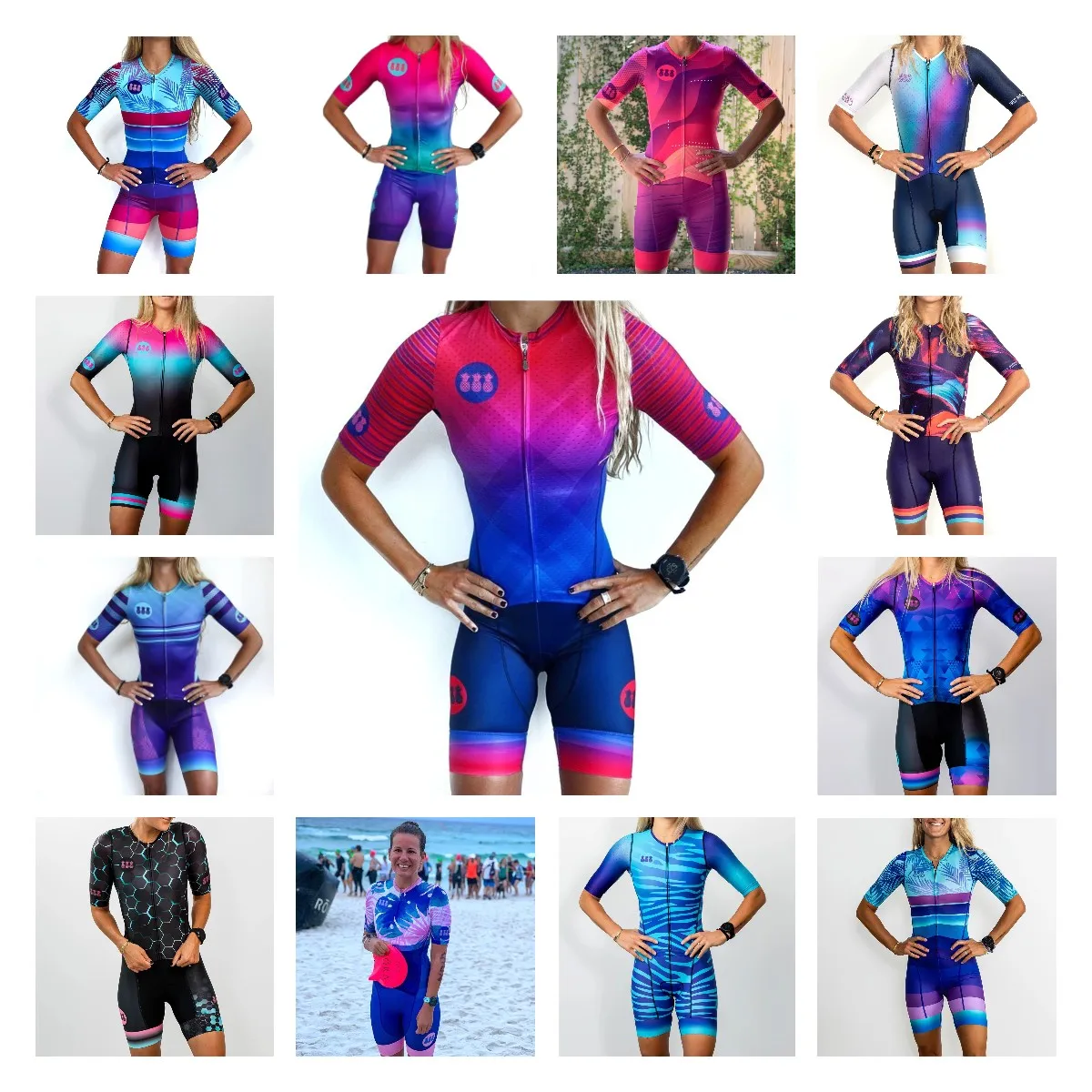 

Tres Pina One Piece Bodysuit Summer Cycling Skinsuit Women Bike Speedsuit Triathlon Jumpsuit Trisuit Conjunto Macacao Macaquinho