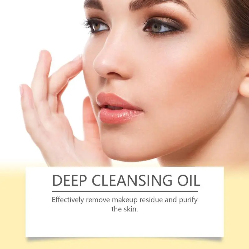 EELHOE Facial Cleansing Makeup Removal Oil Facial Cleansing Gentle Nourishing Moisturizing Multi purpose Care Essential