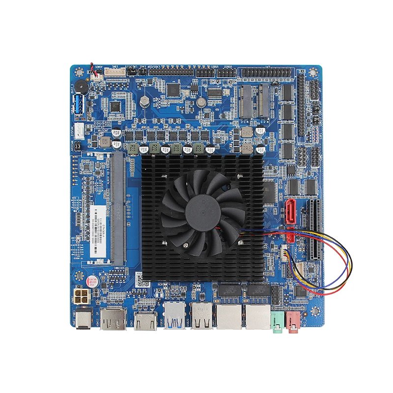 12a geração intel n100 industrial mini itx placa-mãe 4 núcleos 4 threads processador 2xrj45 2x2.5gbe i226 rede m.2 slot placa de pc