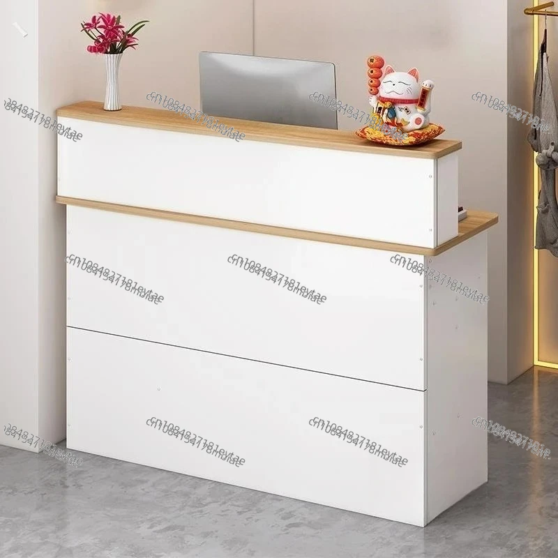 Modern Reception Desk Counter for Company, Beauty Salon, Coffee Shop & Retail Store