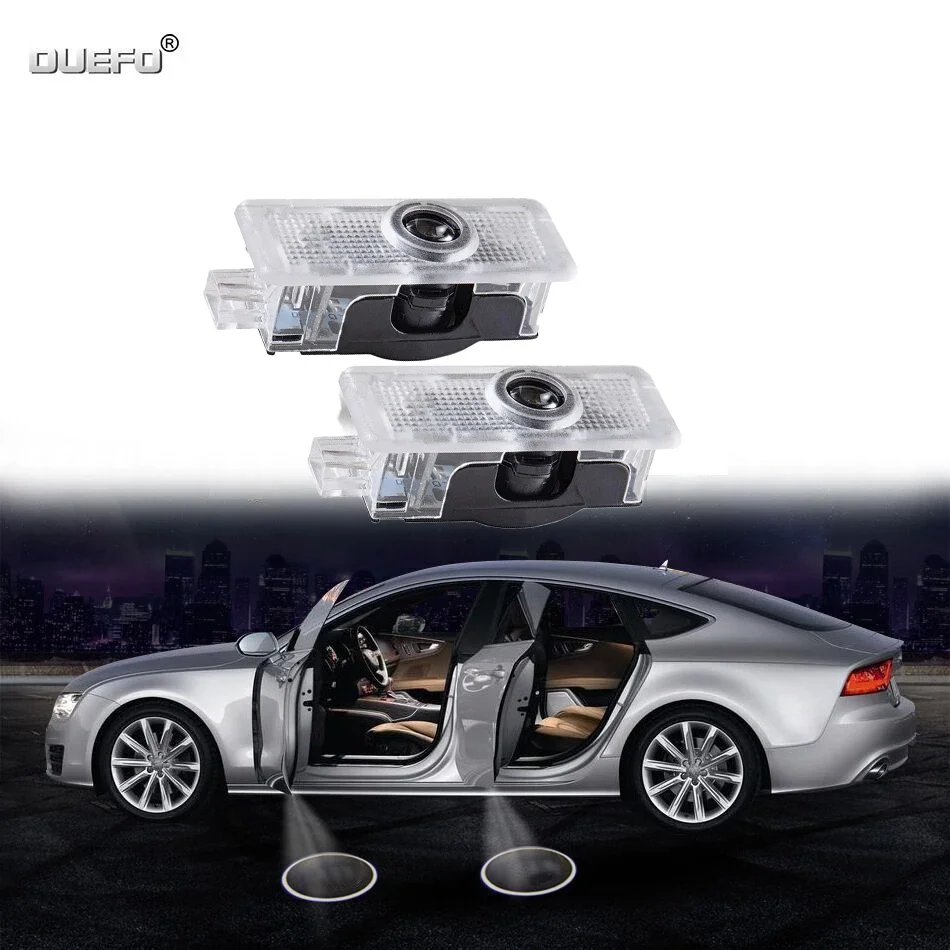 

2Pcs LED Car Door Welcome Light Emblem Projector Decor Accessories For Mercedes Benz CLA 2013-2017 CLS C218 W218 A207 C207 C117