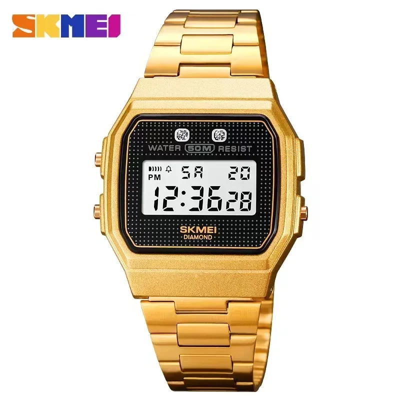 SKMEI 1952 Fashion 5Bar Waterproof Digital Wristwatch military Chronograph Date Week  For Men Alarm Clock reloj hombre Sport Wat