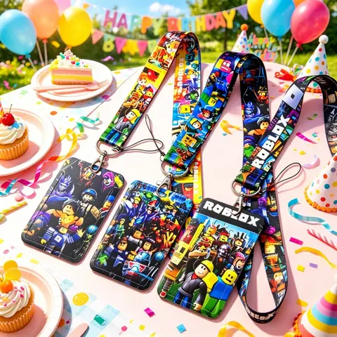 Robot With Rope Card Bag Lanyard Portable For Birthday Party Festival Celebration Daily Use Decor Supplies Arrangements
