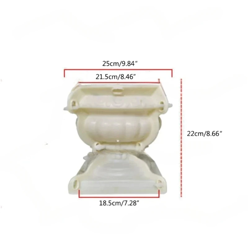 Making Vase Resin Soap Storage Box Moulds Crafts European Flower Pot Mold Plastic Cement Concrete Mould Bonsai Planter