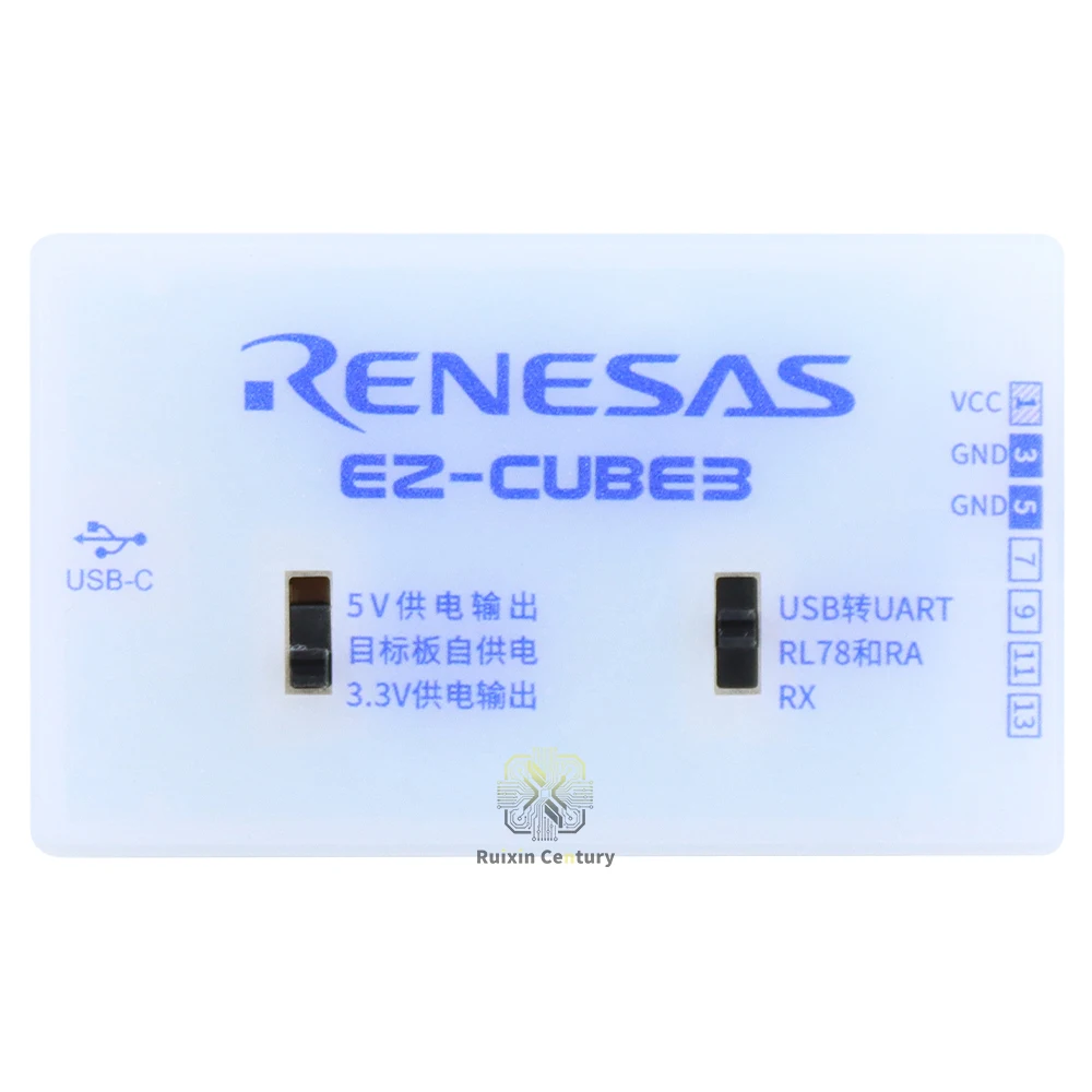 FOR Renesas EZ-CUBE3 CYRCNEZCUBE03 On-Chip Debug Emulator Programmer for RX RA RL78 MCU with Flash Programming & USB-UART