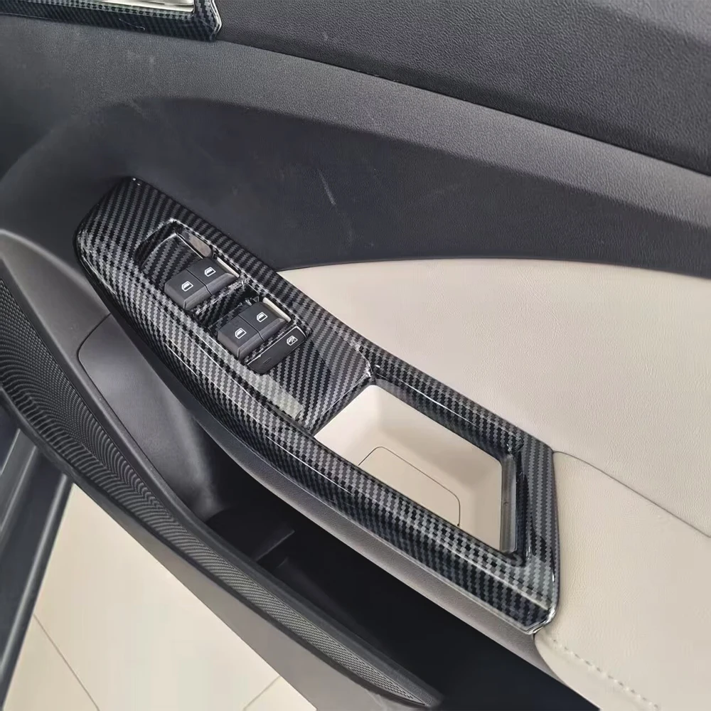 

For MG 3 Car Inner Armrest Panel Protective Trim Auto Window Glass Lift Cover Accessories Interior Stickers 2024 2025 2026