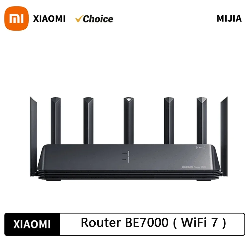 

Xiaomi Mi Router BE7000 Трехдиапазонный повторитель Wi-Fi VPN 1 ГБ Mesh USB 3.0 IPTV 4 порта Ethernet 2,5G Модем Усилитель сигнала Wi-Fi 7