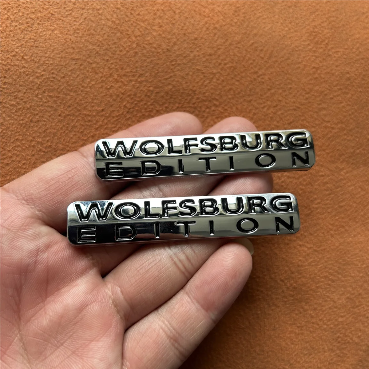 

2pcs 3D Germany WOLFSBURG EDITION Logo Car Rear Trunk Emblem Badge Sticker Decal For VW GTI Passat Jetta POLO Golf 3 5 6 7 MK4