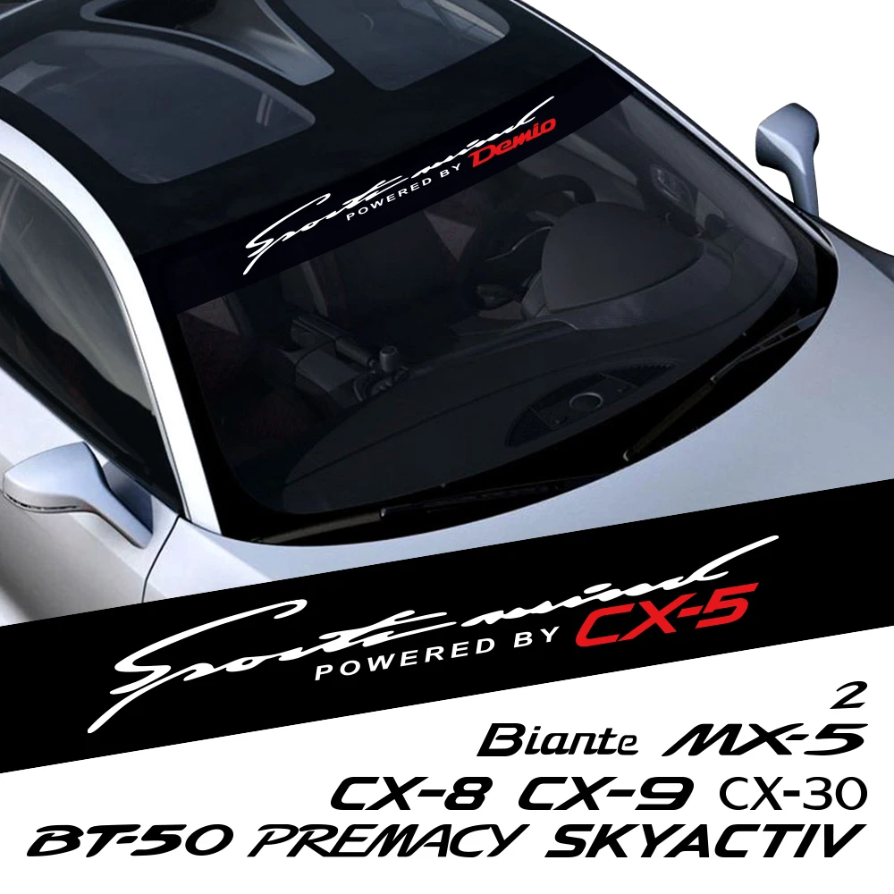 

Автомобильные наклейки для лобового стекла, для Mazda наклейки аксессуары для автомобиля 2