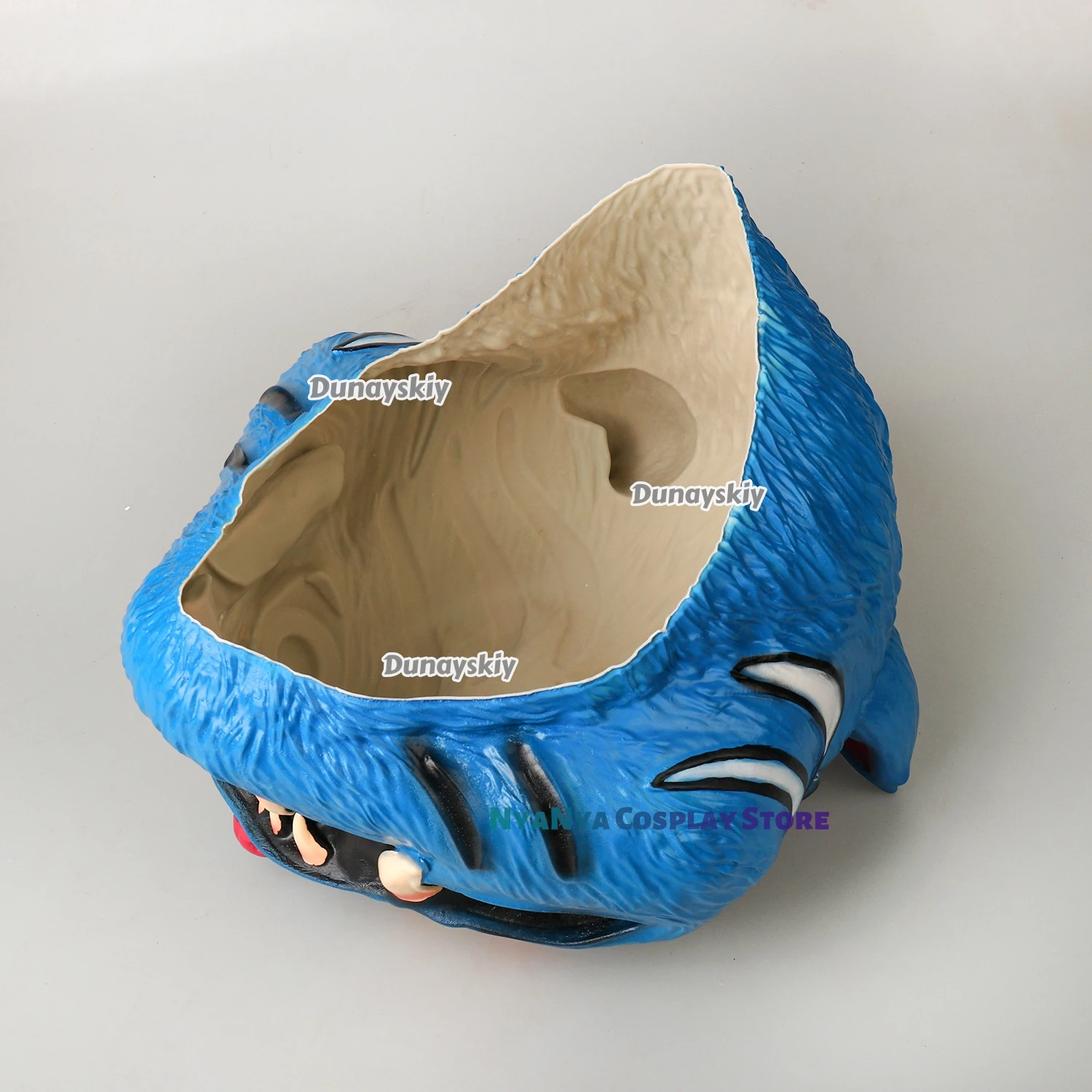 KPop Dem On Hunters الأزرق النمر هالوين اللاتكس قناع KPOP فتاة مجموعة شيطان هنتر القبعات تأثيري الدعامة للمناسبات حفلة كوستيب