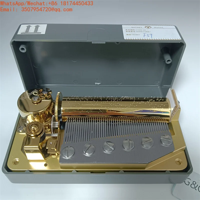 

Wholesale High Quality Custom Luxury Music Box 50 Note Deluxe Musical Movement