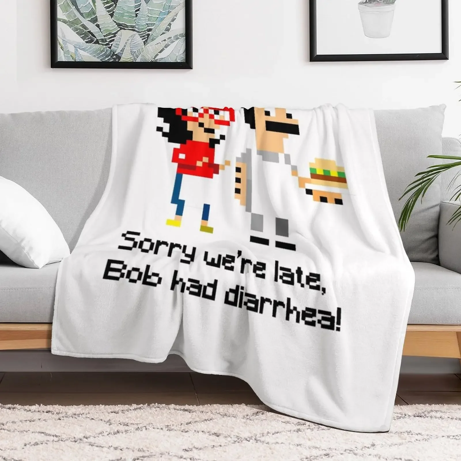 chasing live chicken - I want your nuggets! Throw Blanket Cozy Throw Blanket for Bed Sofa Chair