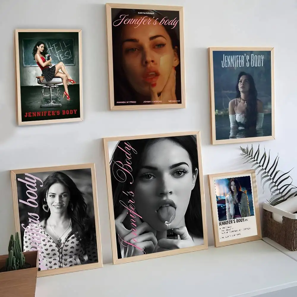 Pop Movie Jennifer Body Classic Vintage Posters Whitepaper Prints Posters Artwork Kawaii Room Decor