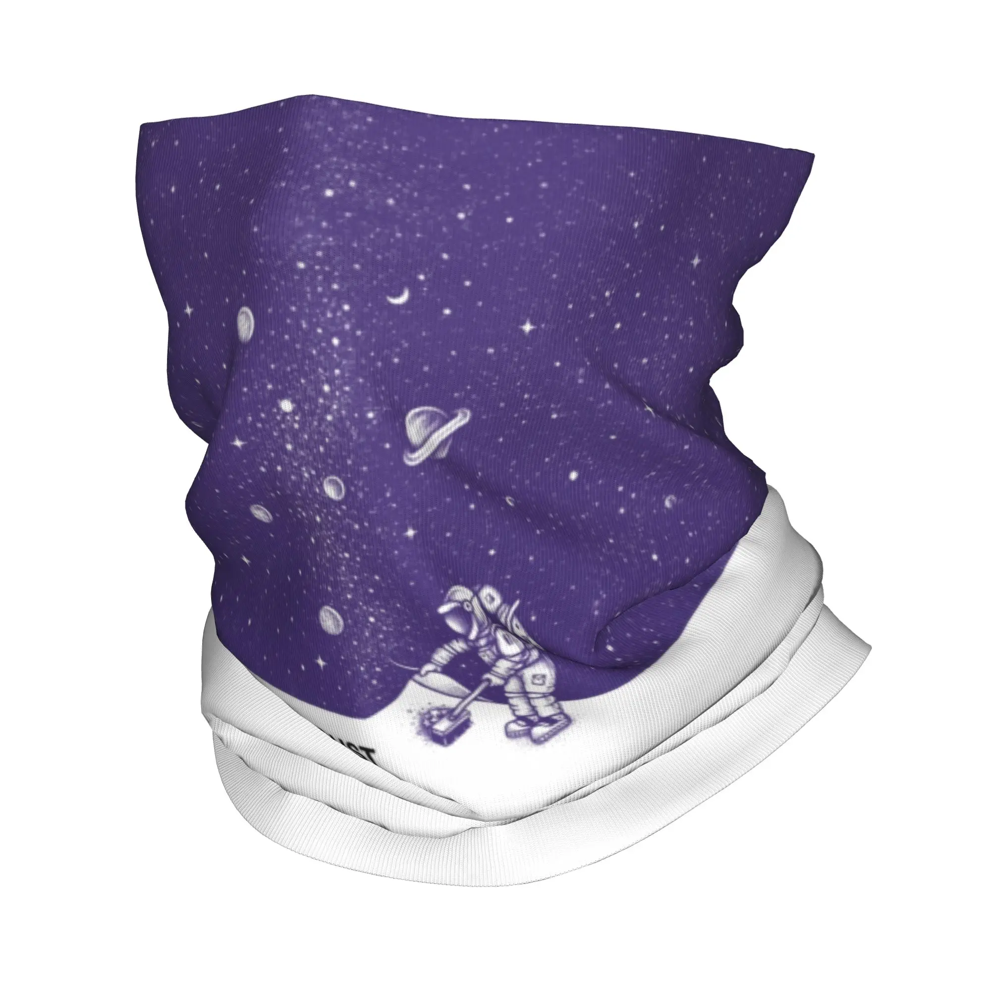 

Custom Cosmic Dust Universe Bandana Neck Gaiter UV Protection Face Scarf Cover Men Women Asteroidday Astronaut Headwear Tube