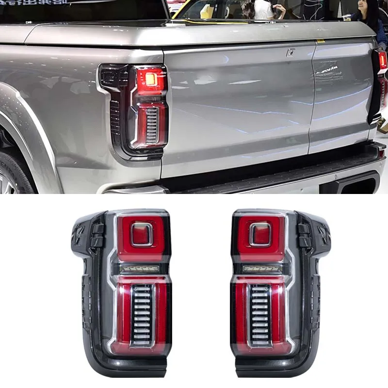 

LED Rear Taillights For Great Wall New POER Shanhai Cannon Pickup 2023 Turn Lights Reverse Lights Brake Light Driving Light