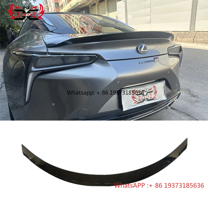 

Wholesale for Lexus LC500 LC500H Dry Carbon Fiber ART Style Rear Wing Spoiler Body Kits