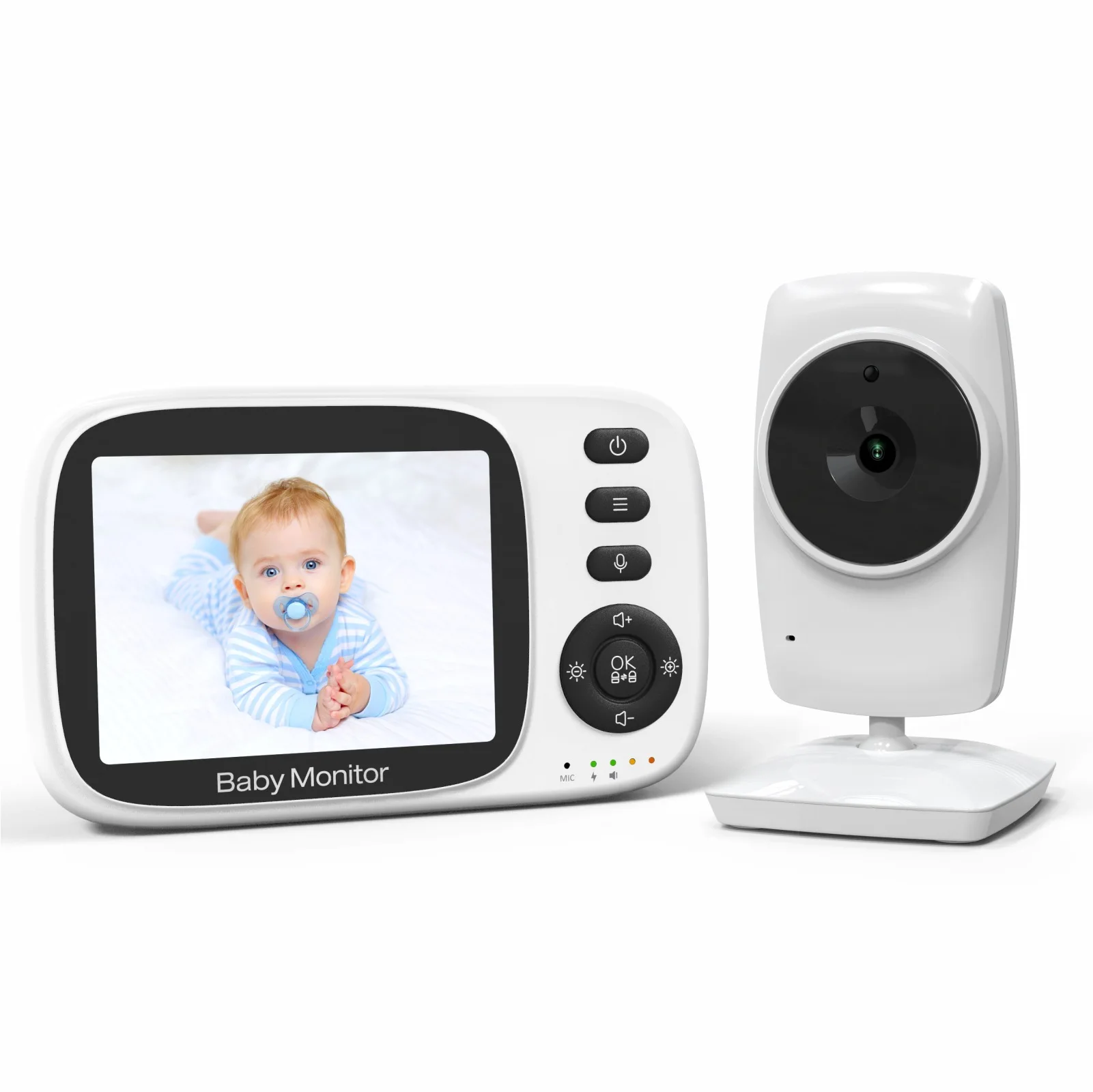 MC632A Portable Two-way Audio WiFi Video Baby Sleep Mon itor with Camera and Night Vision