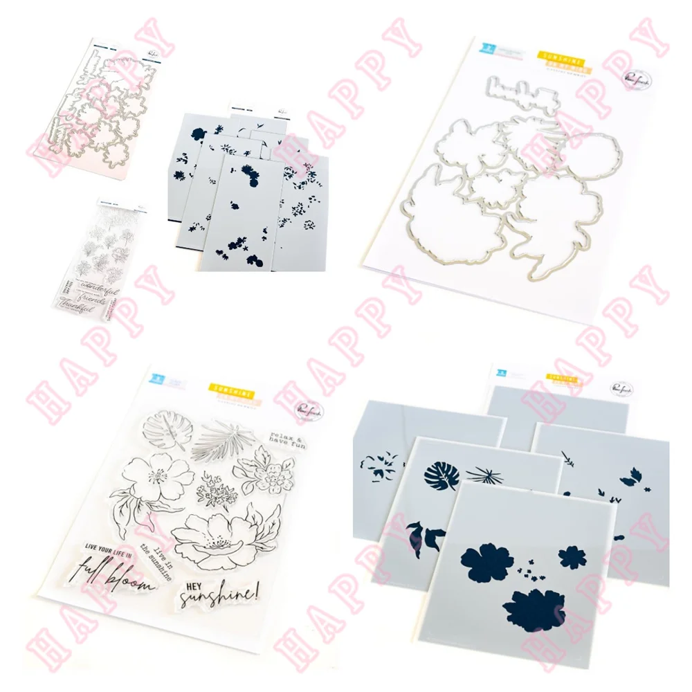 

Metal Cutting Dies Stamps Stencils Flowers Foliage For Scrapbooking Diary Decoration Paper Craft Embossing Template DIY Handmade