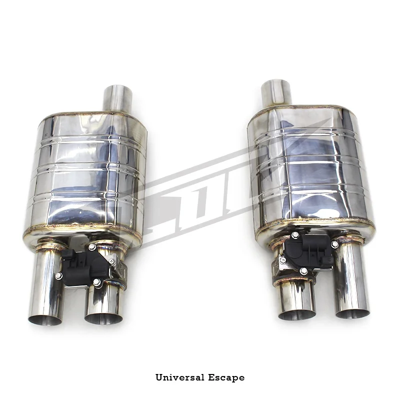 Electronic valve Universal Muffler 63/76mm For Various Models Racing Exhaust Pipes Stainless Steel Exhaust Systems