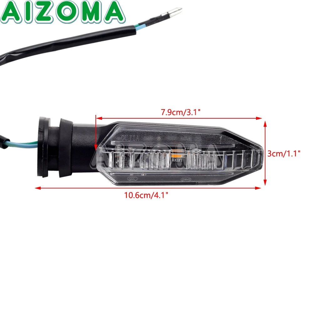 دراجة نارية الجبهة/الخلفي مصباح إشارة الانعطاف LED لهوندا CB125R CB250R CB650R CB1100RS CRF300L CRF450L CRF1100 CBR500R CBR600RR