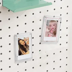 3-Inch Photo Frame Magnet Design For Polaroid Photo Frame Acrylic Magnetic Picture Frames Transparent Acrylic Card Display Stand