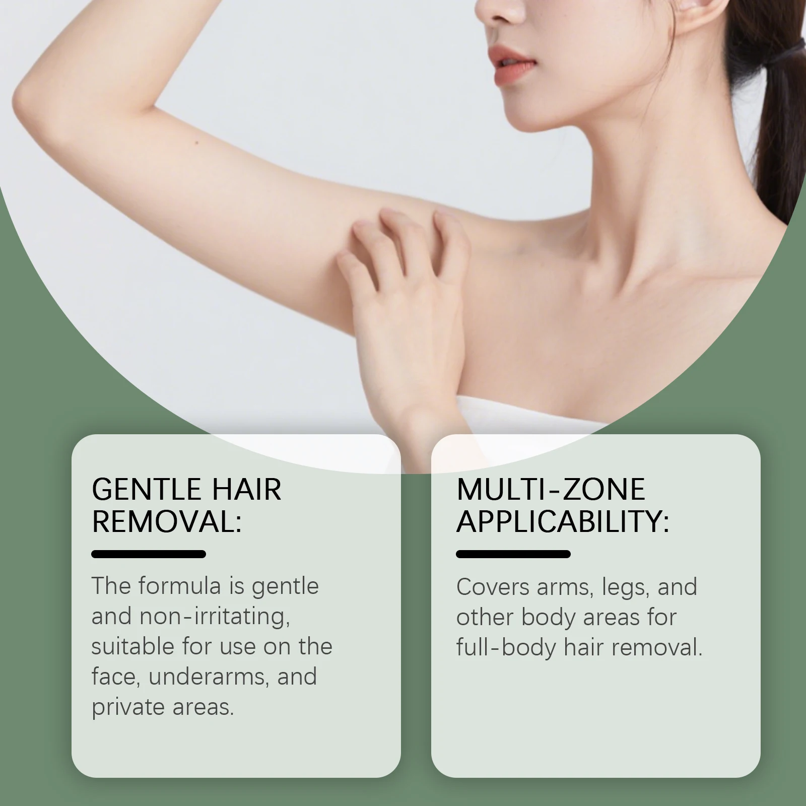 EELHOE كريم إزالة الشعر الألوة فيرا ترطيب حاجز الجلد إصلاح لينة السلس تغذي زيت جوز الهند إزالة الشعر موس رذاذ