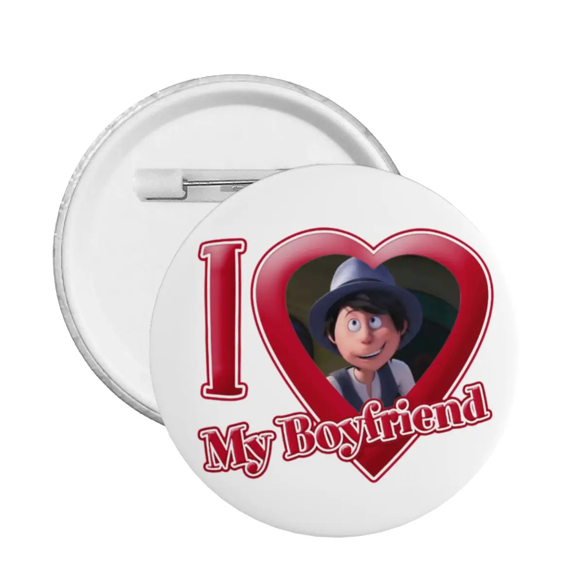 Customize Lorax Button Pin for Hats Onceler I Heart My Boyfriend Badges Brooch Pinback Gift