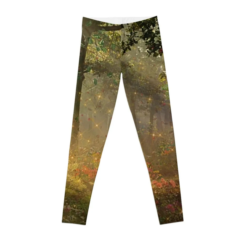 

Fairies In The Forest Leggings legging push up Women's sports gym wear Womens Leggings