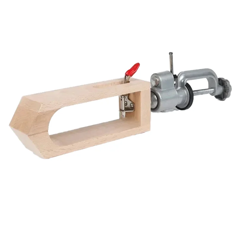 

ABJO-Leather Tools Wooden Clamp 360 Rotation Universal Rotatable Adjustment Sewing Speedy Leather Stitching Pony