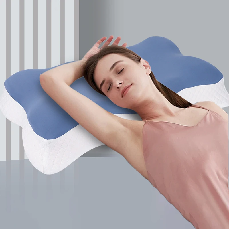 Cervical Memory Foam Contour Pillow for Neck and Shoulder Pain Ergonomic Orthopedic Neck Support Sleeping Pillow Side Sleepers