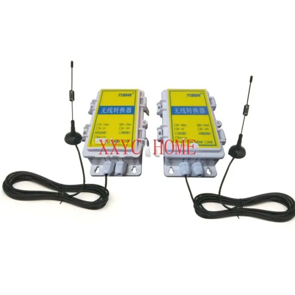 

Analog to Wireless Wiring Free High Precision 1-4 Channel 4-20MA 0-10V Analog Radio Conversion 3km 8km