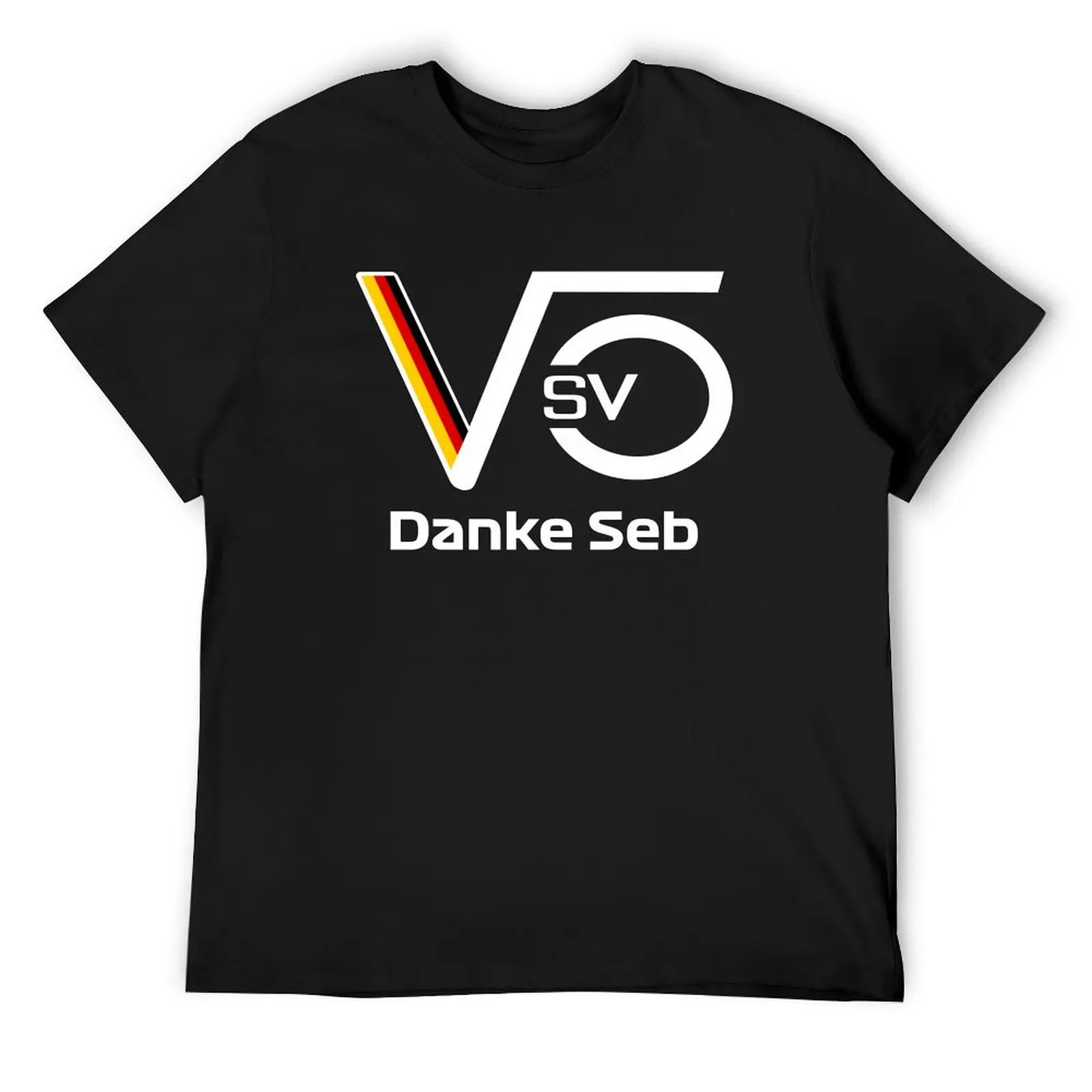 Danke Seb Sebastian Vettel Logo T-Shirt heavyweights Blouse Men's t shirts