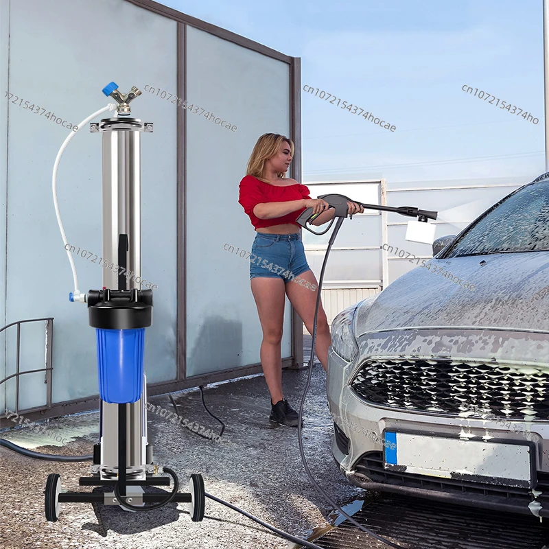 

Filterwell Stainless Steel RO DI Spotless Solar Panel Cleaning System for Car Wash RVs Boats Windows