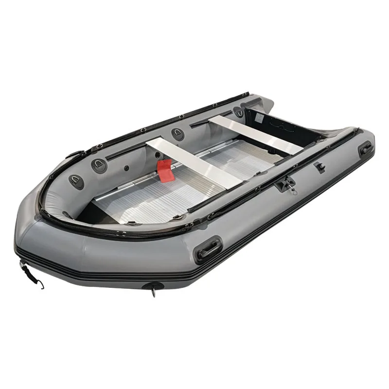 13ft 400cm Inflatable Fishing Boat PVC Tender Boats For Rowing