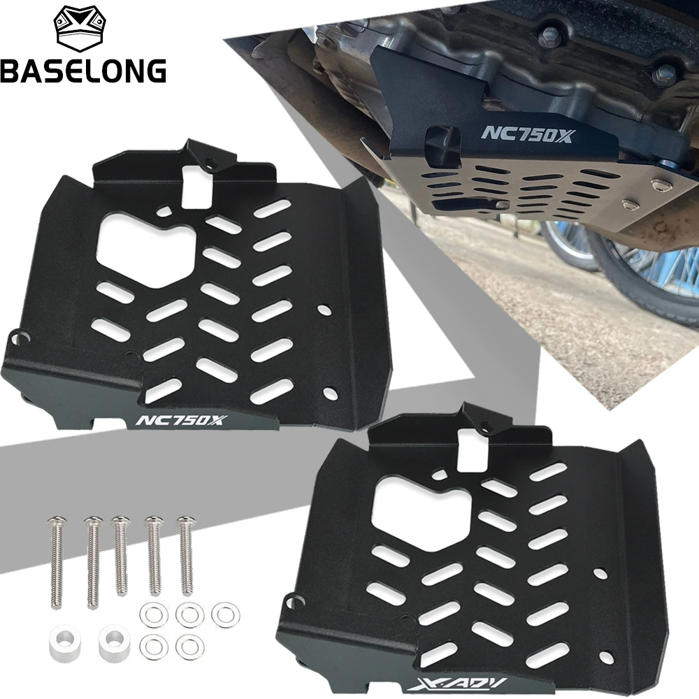 

For Honda NC750X XADV750 XADV 750 2017 2018 2019 2020 2021 2022 2023 2024 2025 2026 Skid Plate Bash Frame Guard Engine Cover