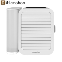 New Microhoo Mini Portable Air Conditioner Fan 1000ML Aromatherapy Essential Oil Diffuser Fast Cooling Humidifier Household