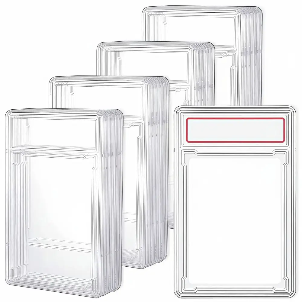 Robuste Transparente Gradierte Kartenhülle UV-Schutz Abnehmbare 35PT Sammelkarten-Box Robuste Langlebige Sammelkarten-Schutzbox