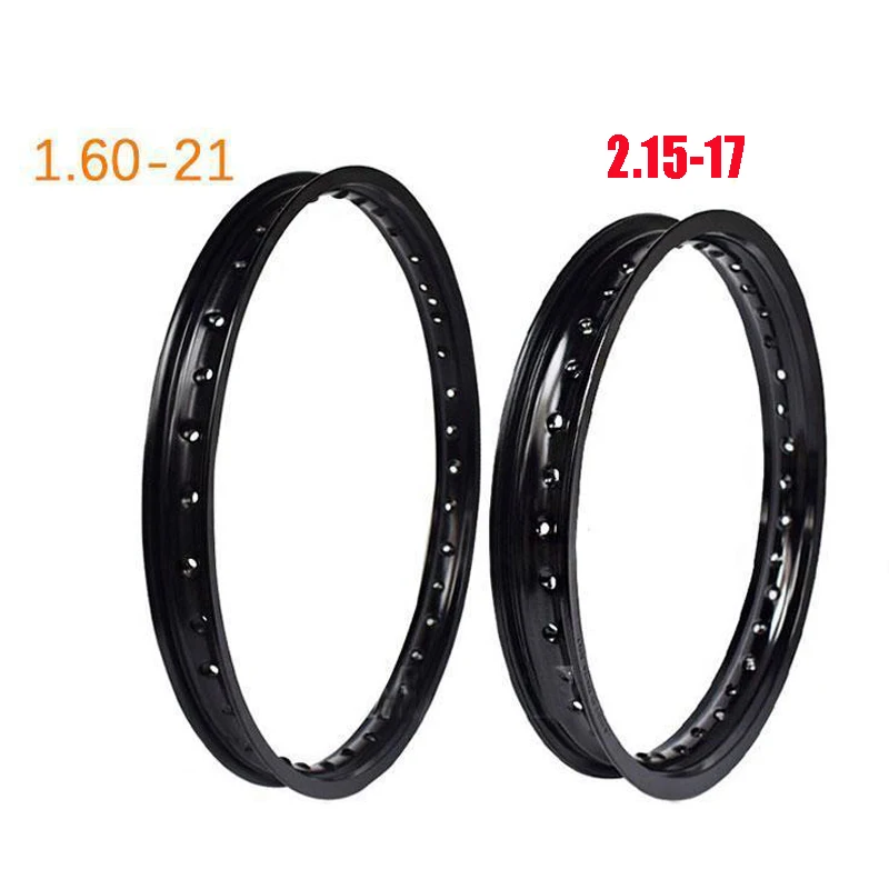 

36 holes Motorcycle Wheel Rim for Honda Jialing KTM Kawasaki Loncin Qingqi Dirtbike Rear 2.15-17 Front 1.60-21 17/21 Inch Wheel