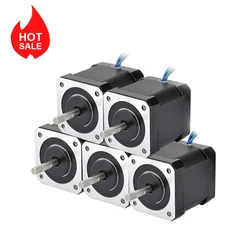 5PCS Nema 17 Stepper Motor 48mm 2A 17HS19-2004S1 Motor Nema17 59Ncm(84oz.in) 4-lead Step Motor for CNC 3D Printer XYZ