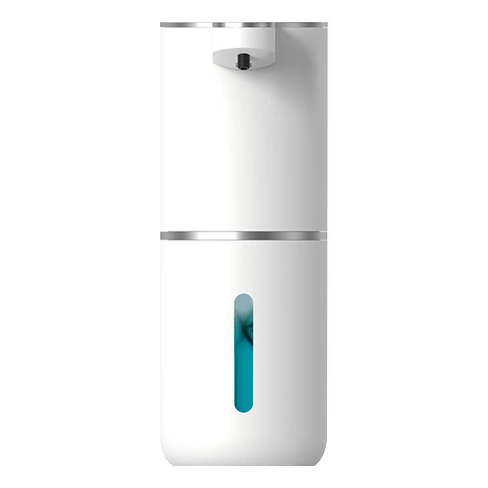 Dispensador eléctrico de desinfectante de manos de 380ML, dispensador de jabón con Sensor inteligente resistente al agua, Sensor sin contacto de gran capacidad, suministros de baño