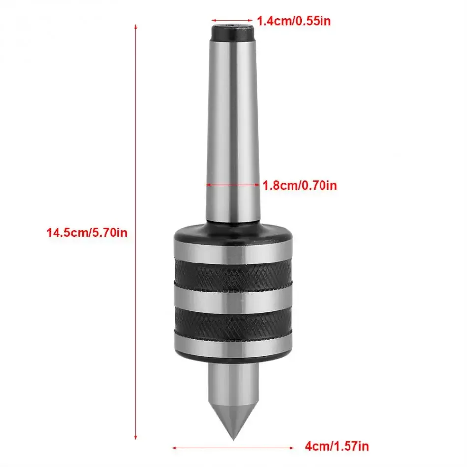 Imagem -06 - Live Center Lathe Milling Live Revolving Center Torno Médio para Torno Cnc Acessório para Máquinas-ferramenta Mt2