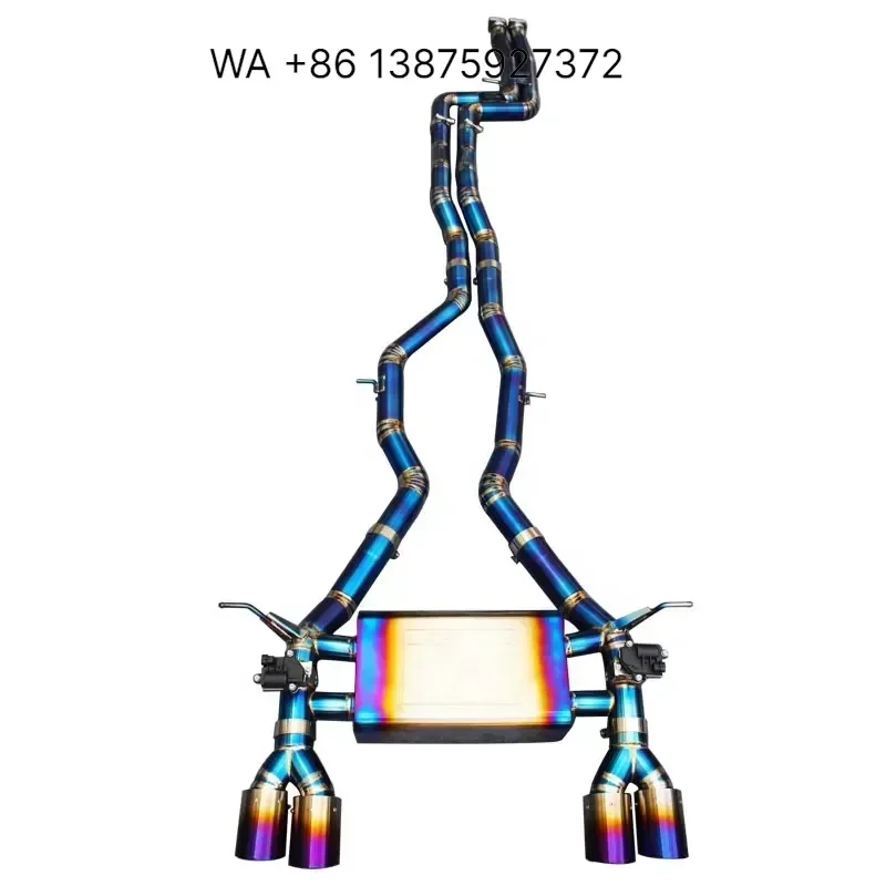 Wmwmnu Custom Stainless Steel Titanium Exhaust System Catback Downpipe Muffler for M Series