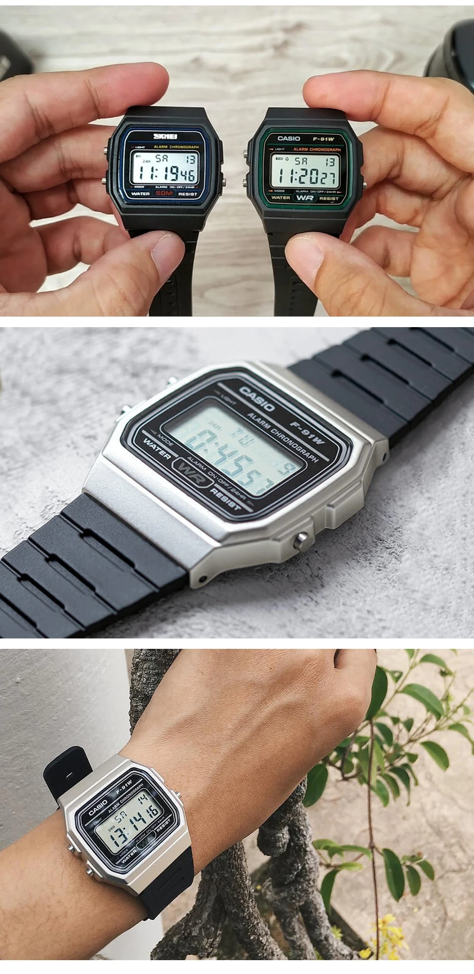 Casio Men Watch Top Luxur Set Military LED Relogio Digital Watch Sport Waterproof Neutral Watches