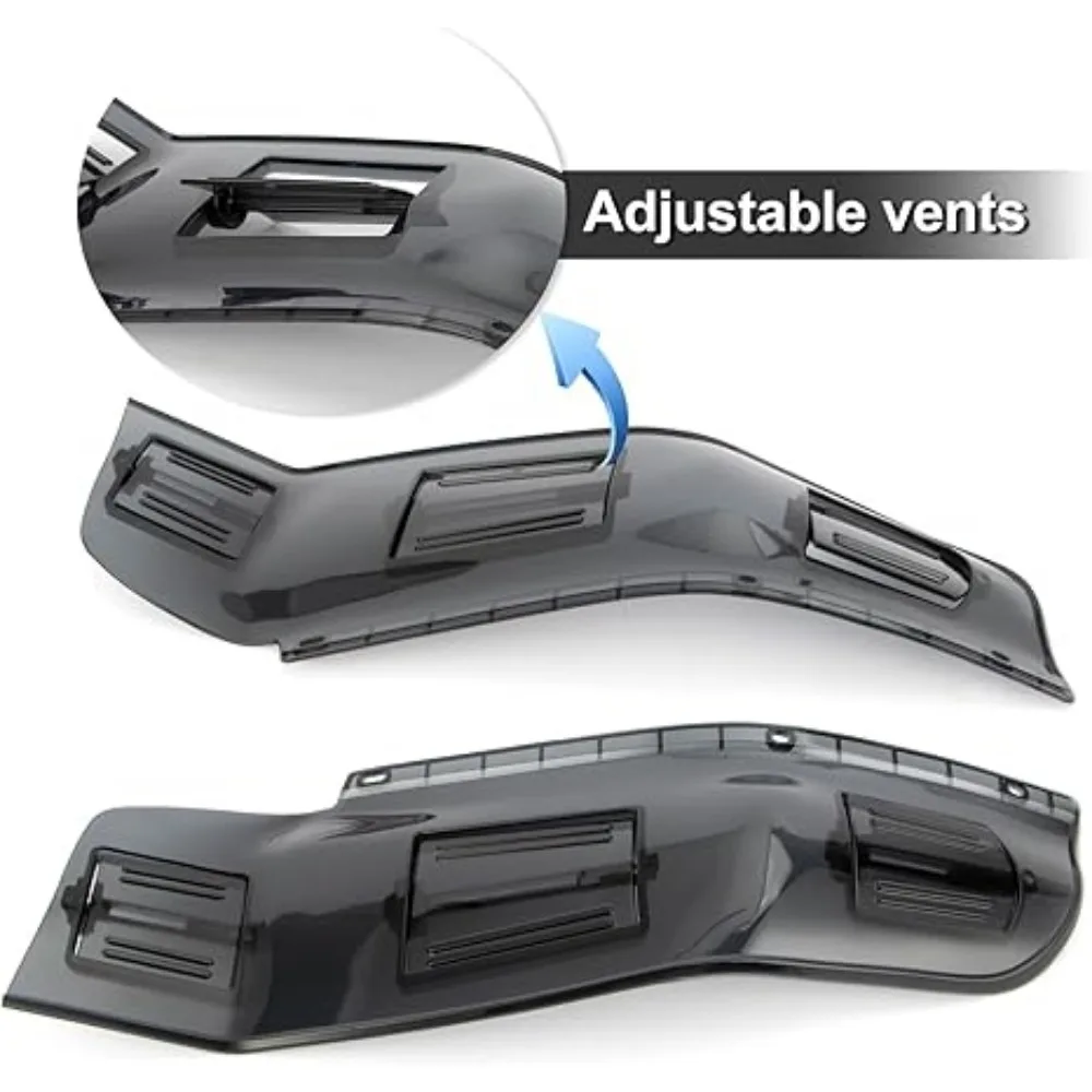 New Motorcycle Adjustable Windshield Wind Deflector for Honda  Goldwing GL1800 F6B 2001-2017 Side Spoilers Wing Air Guard
