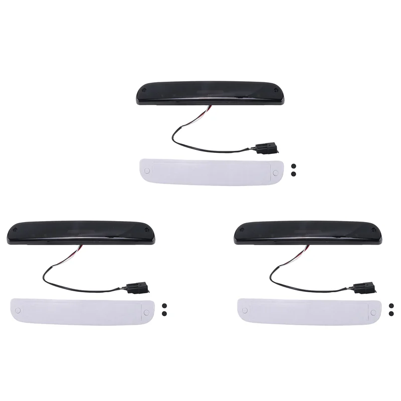 

Лидер продаж-3X стоп-сигнал с высоким креплением, задний светодиодный третий дымчатый фонарь для Ford F250 F350 Ranger Super Duty 1999-2016 Cargo DRL,3