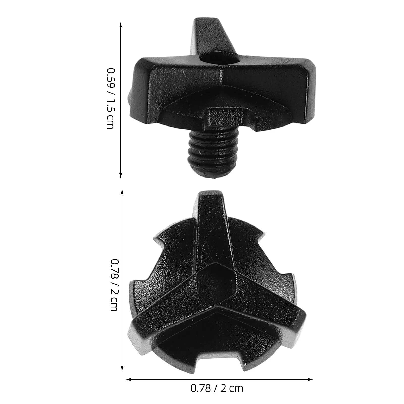 3 Pcs Screw Bolts Accessories Dirt Bike Visor Screws Fixings Parts Components