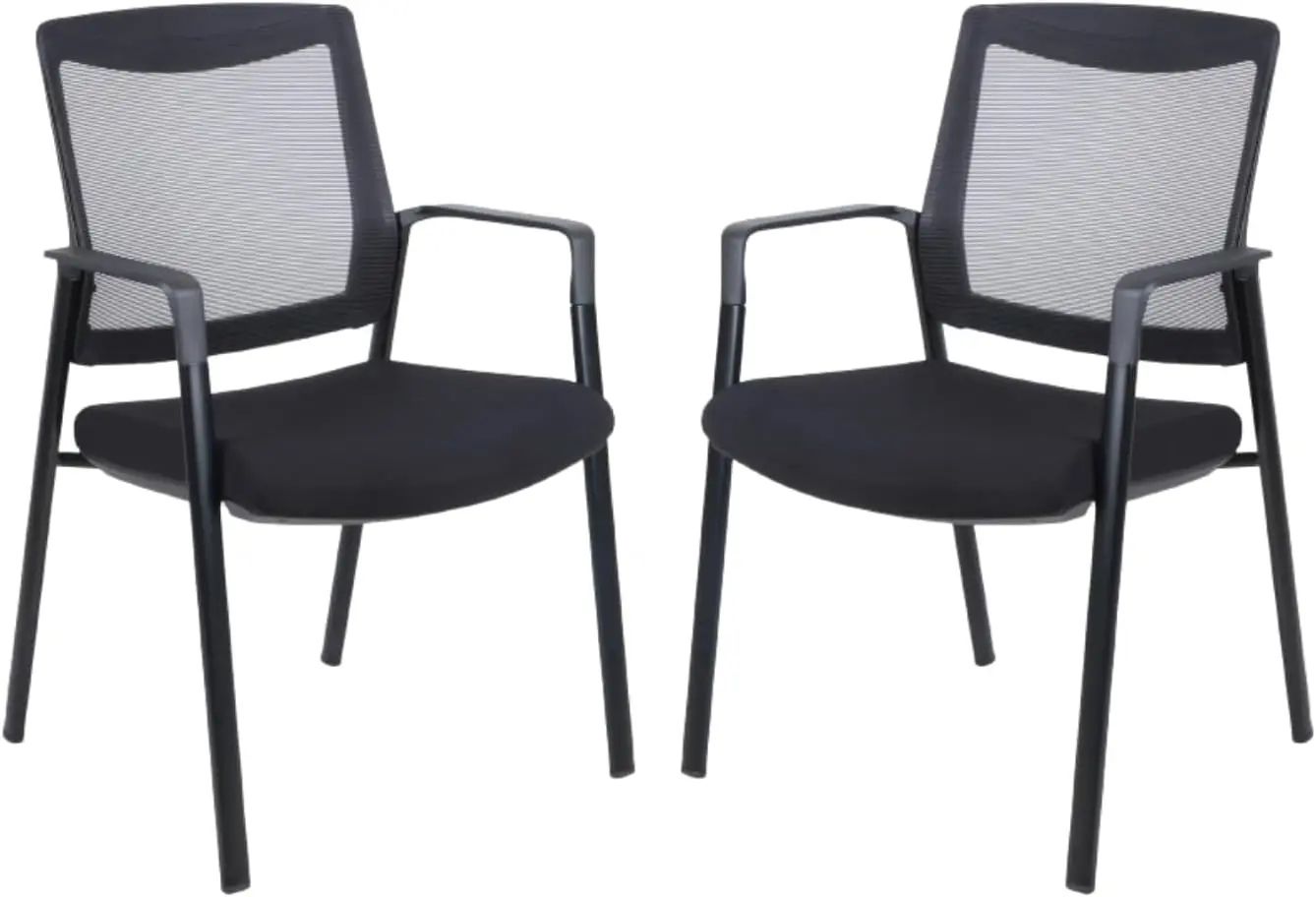 Krzesła do układania w stosy i siatki z podłokietnikami Skórzane siedzenia Idealne do salonu czekania gości w holu - recepcja i spotkanie na konferencji